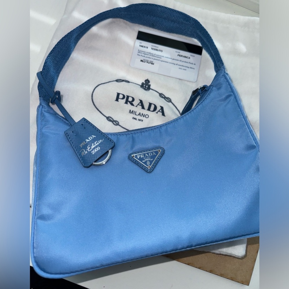 *S0ld****Prada Re-Edition 2000 Blue. Great condition